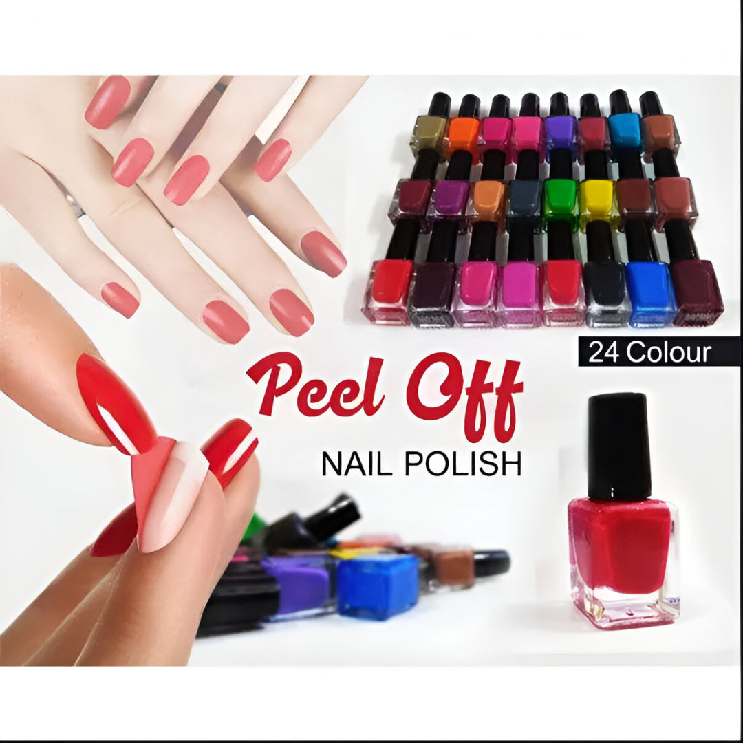 24-Piece Nail Polish Set – Long Lasting, Vibrant Colors, Quick Dry Formula