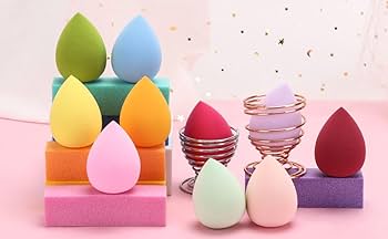 12-Piece Beauty Blender Makeup Sponge Set – Soft, Latex-Free, Multi-Color Blending Sponges