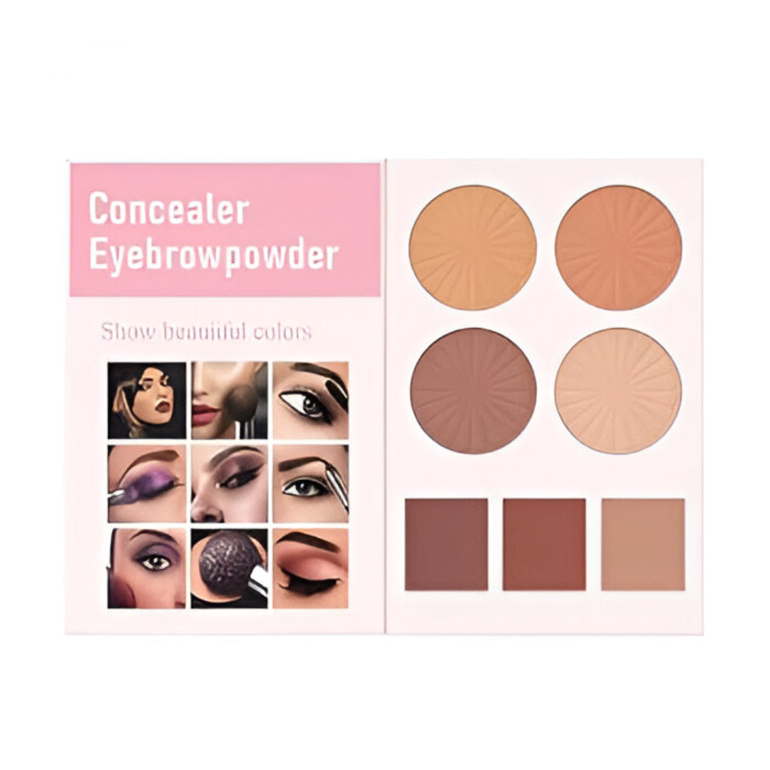 All-in-One Butterfly Edition Makeup Book – Eyeshadow, Blusher, Highlighter & Concealer Set