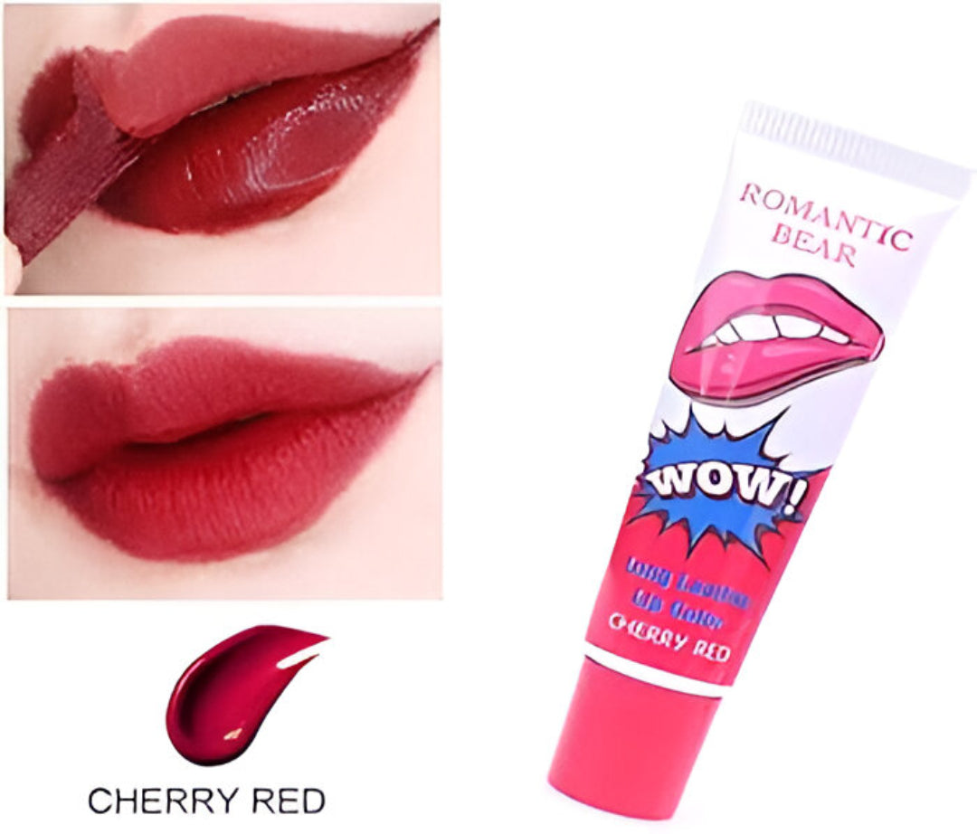 WOW! Long Lasting Lip Tint – Waterproof Peel-Off Lip Color Stain