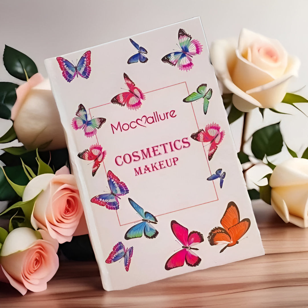 All-in-One Butterfly Edition Makeup Book – Eyeshadow, Blusher, Highlighter & Concealer Set