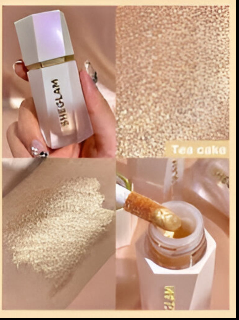 SHEGLAM Liquid Highlighter – Radiant Glow with Built-In Sponge Tip