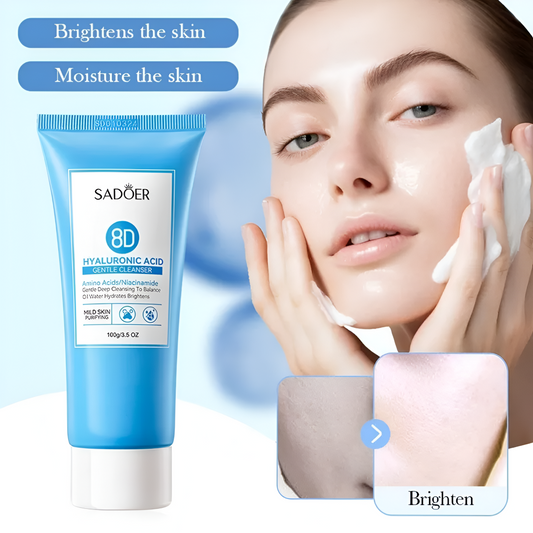 SADOER 8D Hyaluronic Acid Gentle Cleanser – Deep Hydration & Pore Care