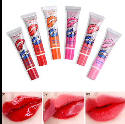 WOW! Long Lasting Lip Tint – Waterproof Peel-Off Lip Color Stain