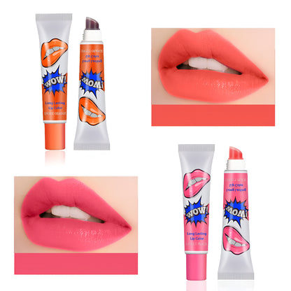 WOW! Long Lasting Lip Tint – Waterproof Peel-Off Lip Color Stain