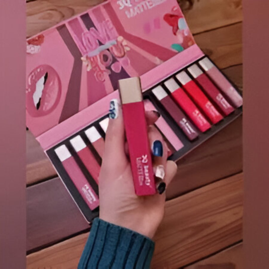 12-Piece Matte Liquid Lipstick Set – Long Lasting, Waterproof & Non-Sticky