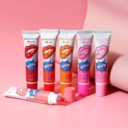 WOW! Long Lasting Lip Tint – Waterproof Peel-Off Lip Color Stain